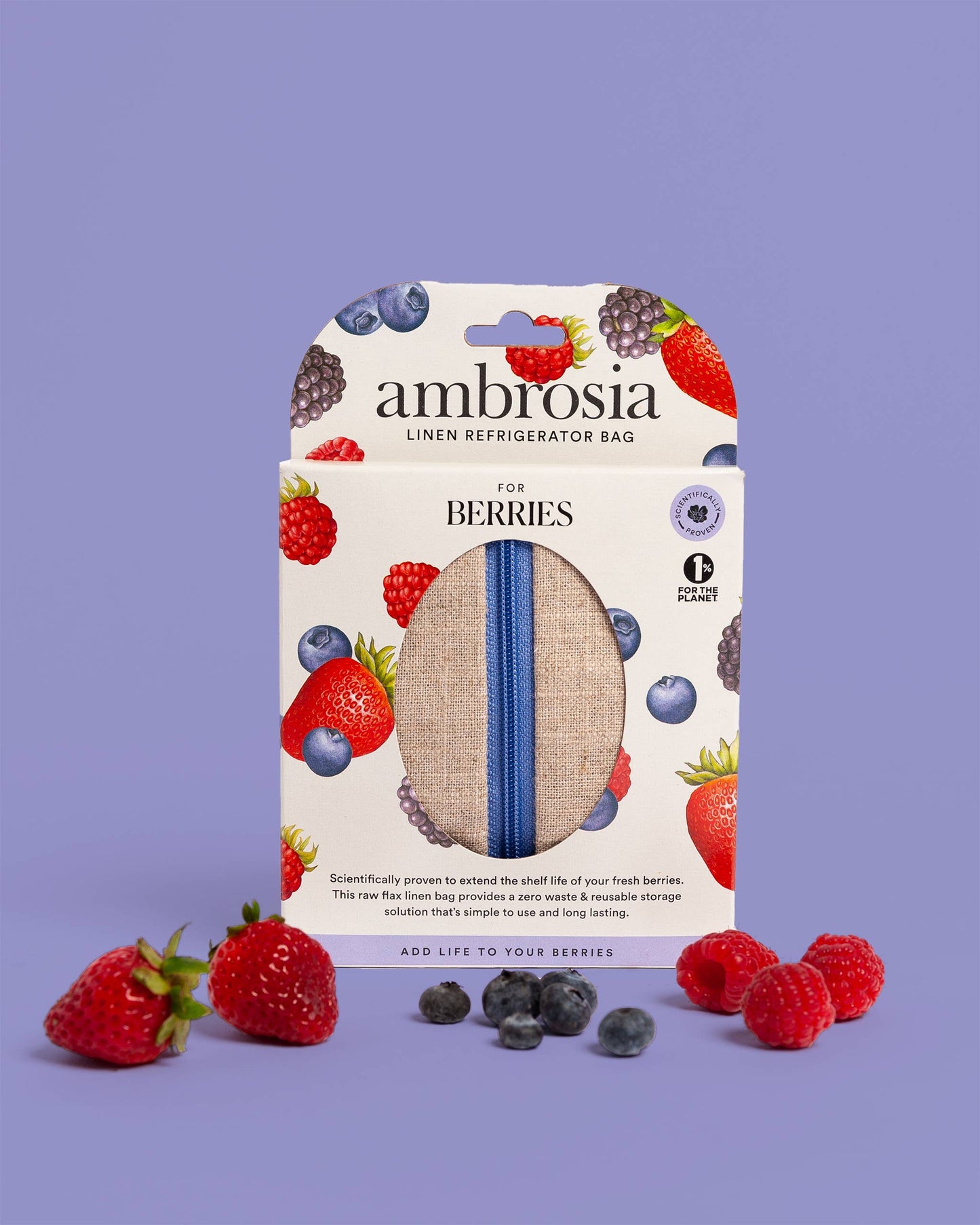 Ambrosia Linen Refrigerator Bags