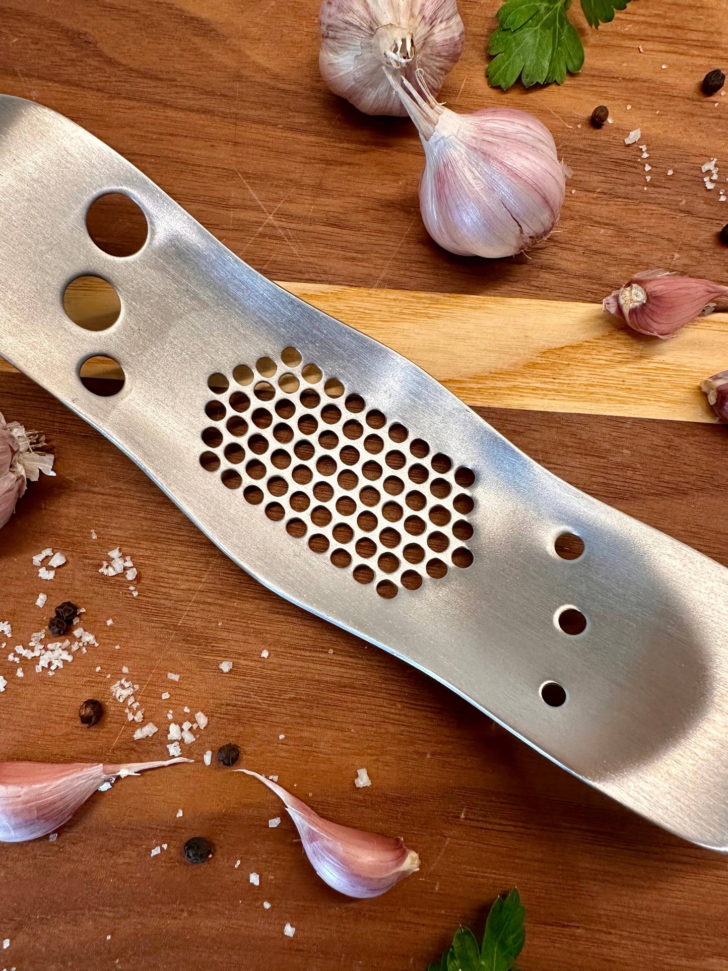 Nan’s Garlic Press & Herb Stripper