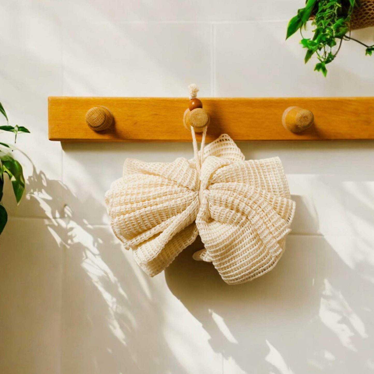 Shower Pouf Ramie