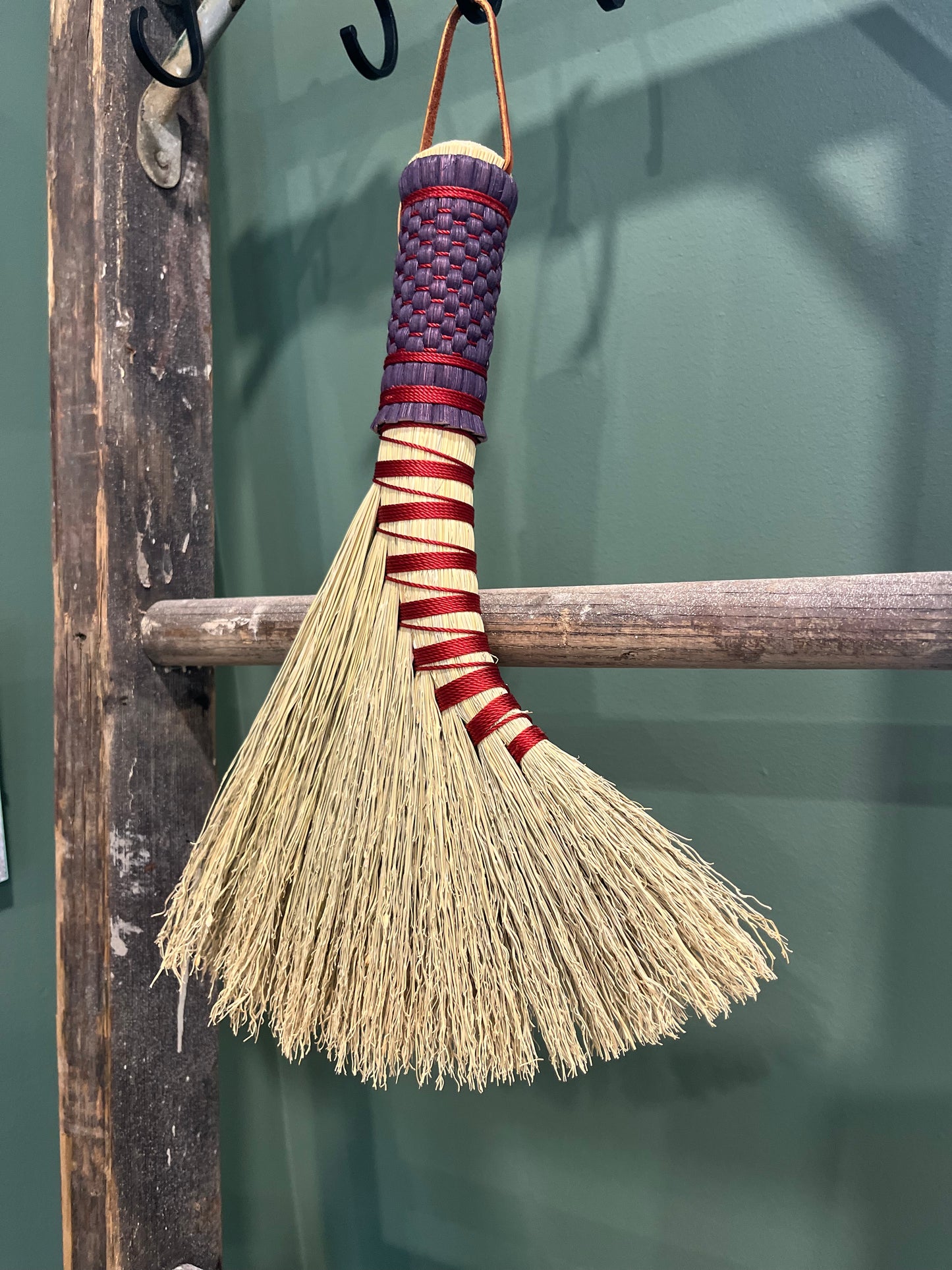 Handled Turkey Wing Whisks | Amuck Broom Co.