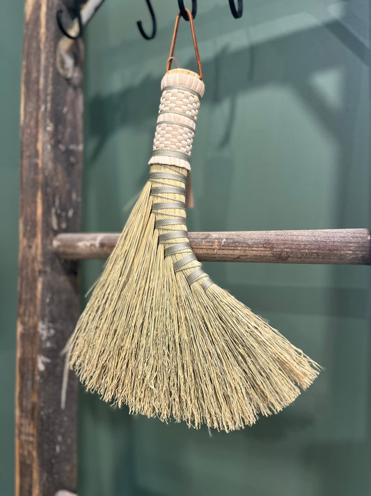 Handled Turkey Wing Whisks | Amuck Broom Co.