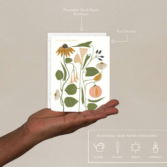 Love Note - Love + Friendship Card | Seedlings