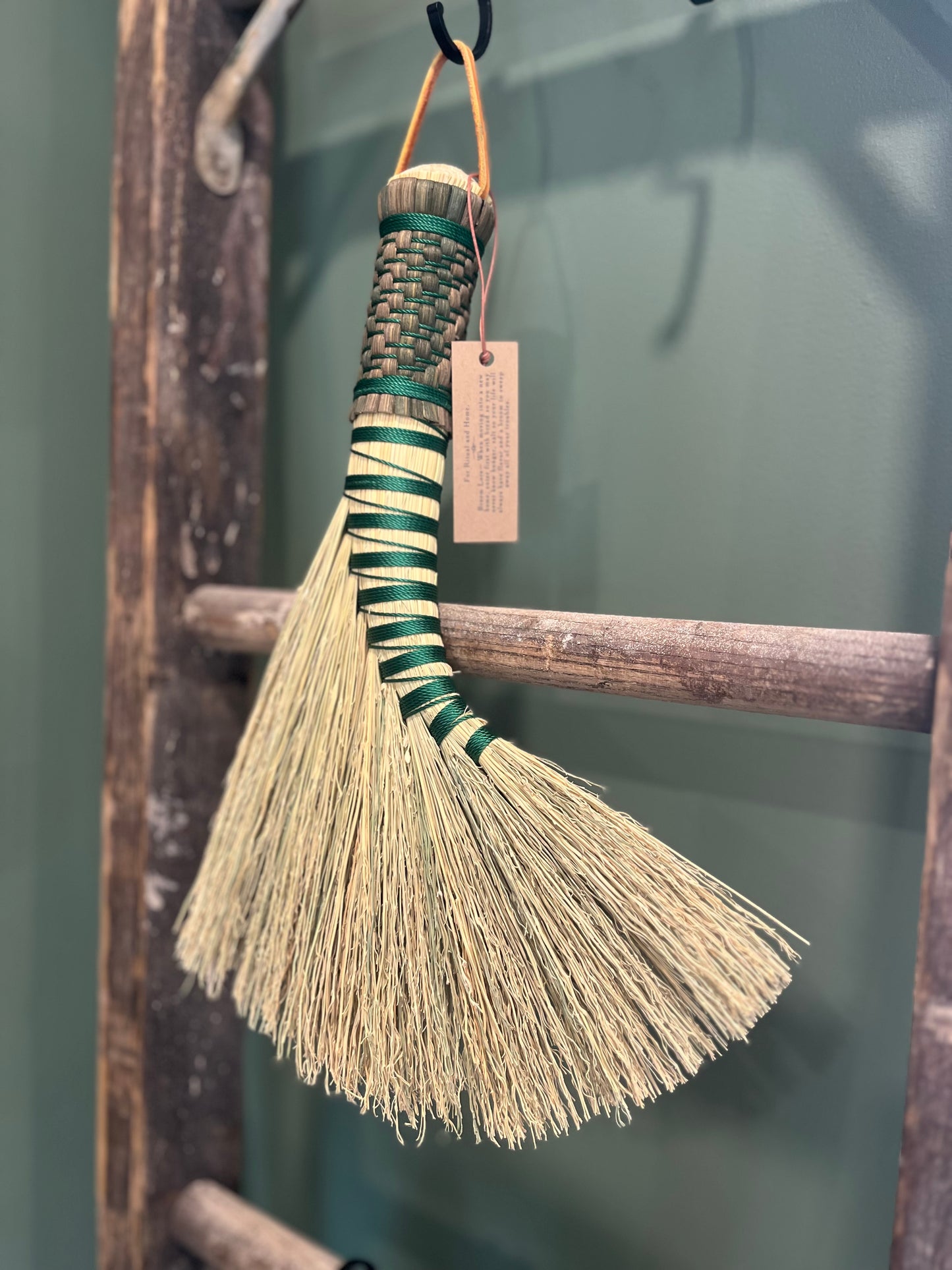 Handled Turkey Wing Whisks | Amuck Broom Co.