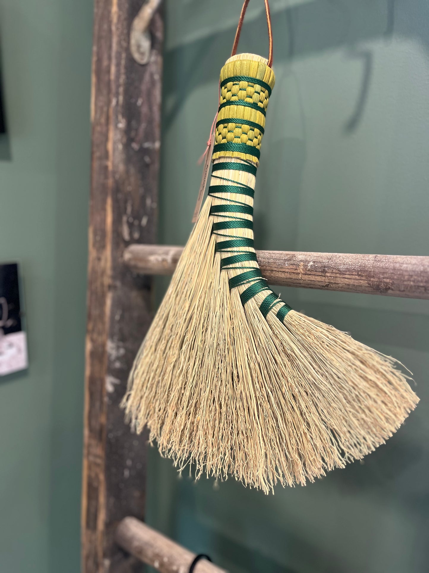 Handled Turkey Wing Whisks | Amuck Broom Co.
