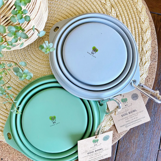 Collapsible Silicone Dog Bowl