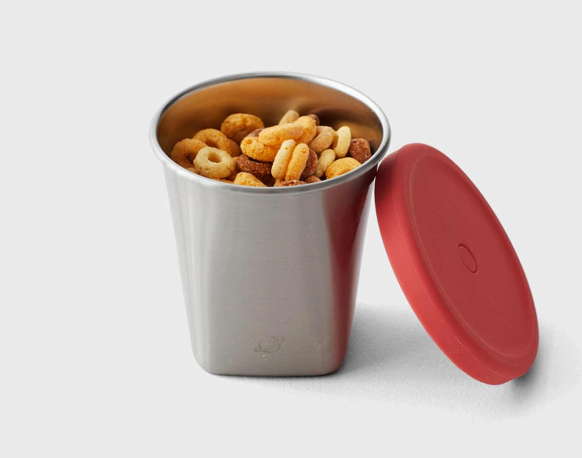 Stainless Steel Cup & Lid Set