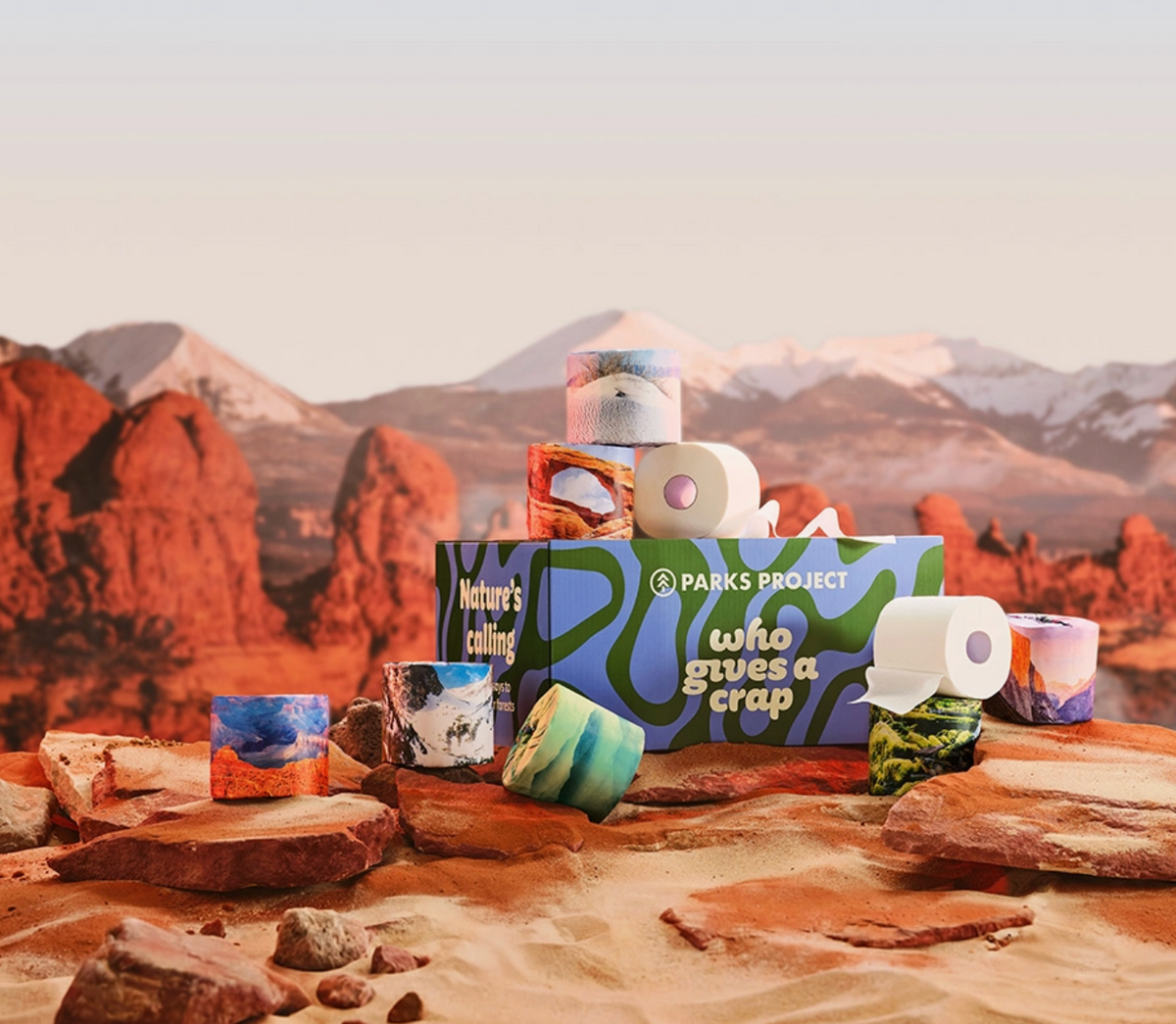 100% Recycled Toilet Paper- National Parks LIMITED EDITION