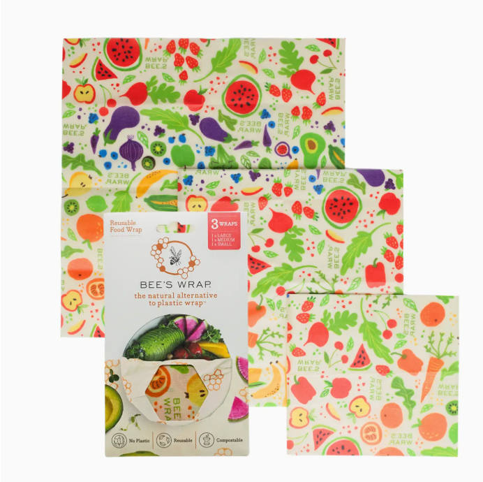 Bees Wrap Reusable Beeswax Food Wraps