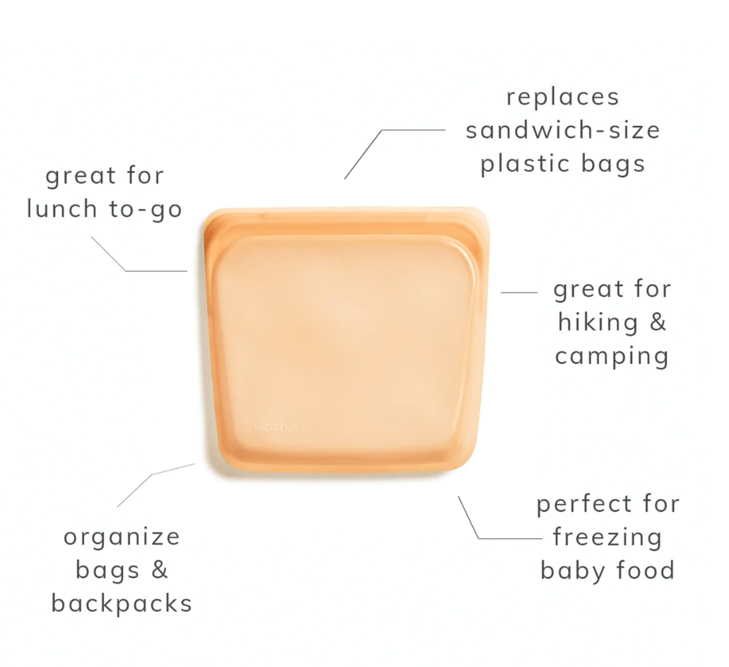 Stasher Silicone Bags, Sandwich Size