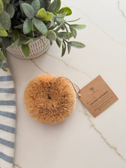 Round Coconut Scrubbie