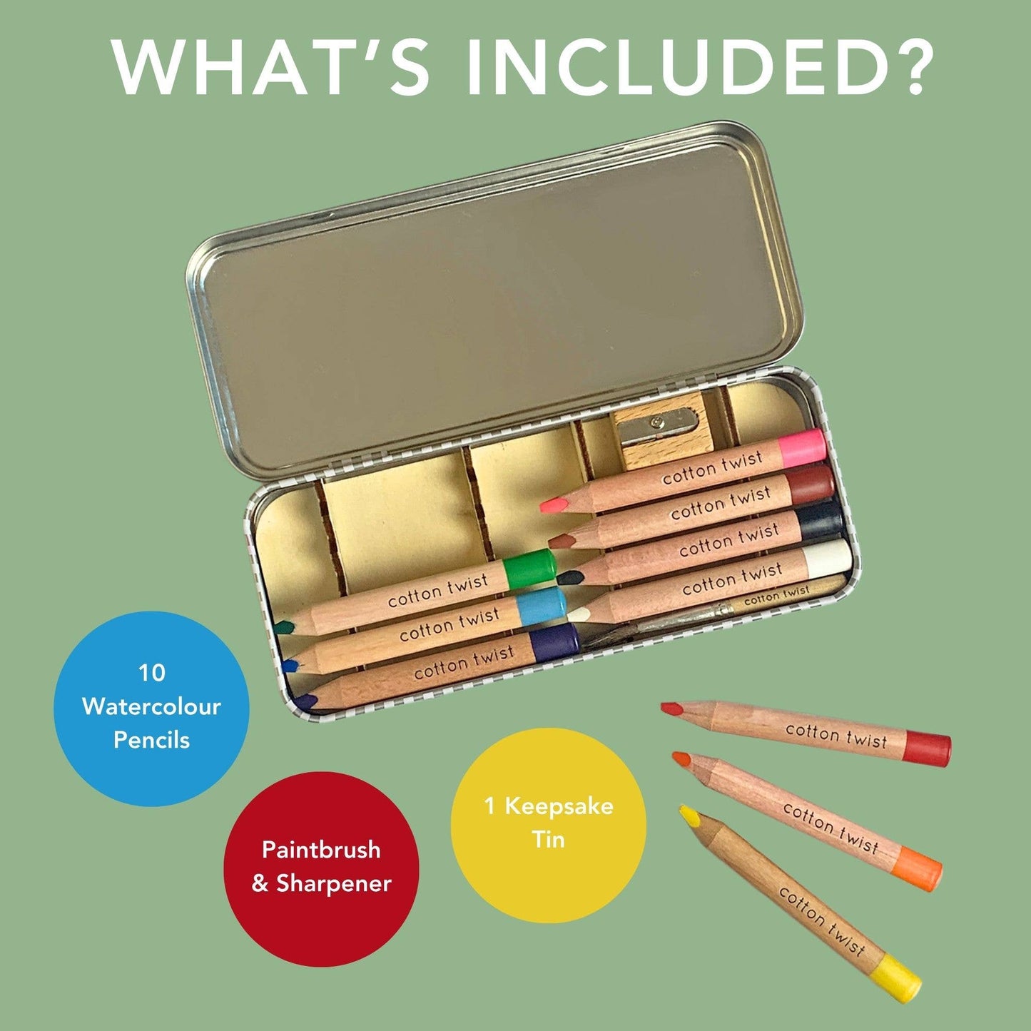 Watercolour Pencils Set