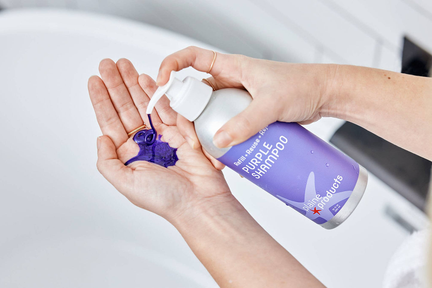 Refillable Purple Shampoo | Plaine Products