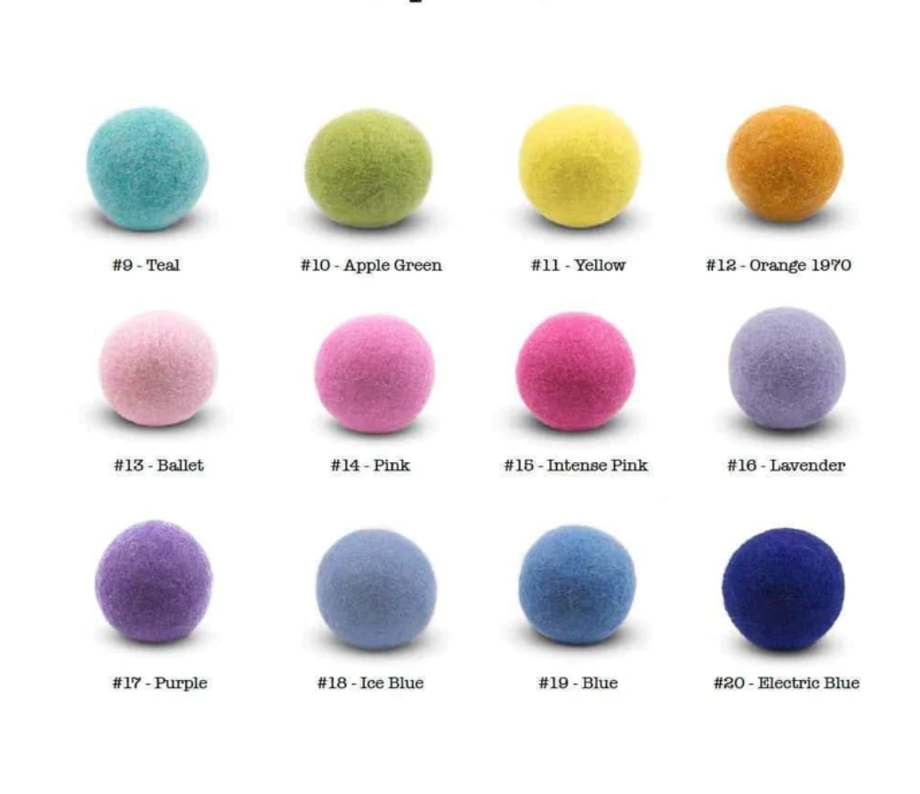 Single Eco Dryer Balls - All Colors & Patterns - Mix'n'Match