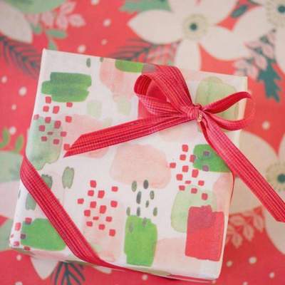 Holiday Double-sided Eco Wrapping Paper