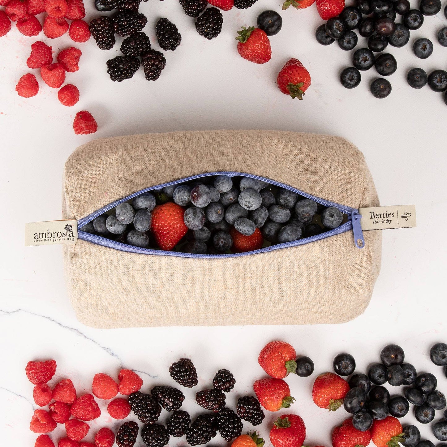 Ambrosia Linen Refrigerator Bags