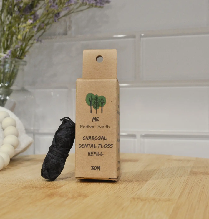 Packaged Floss Refills | Charcoal Vegan