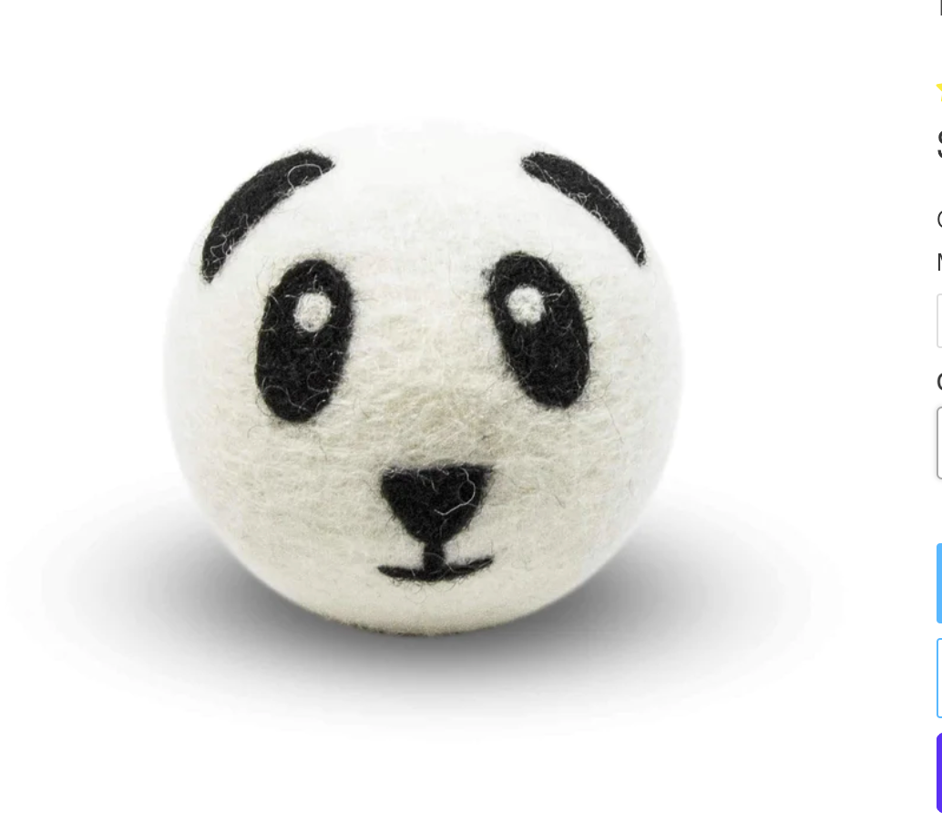 Single Eco Dryer Balls - All Colors & Patterns - Mix'n'Match