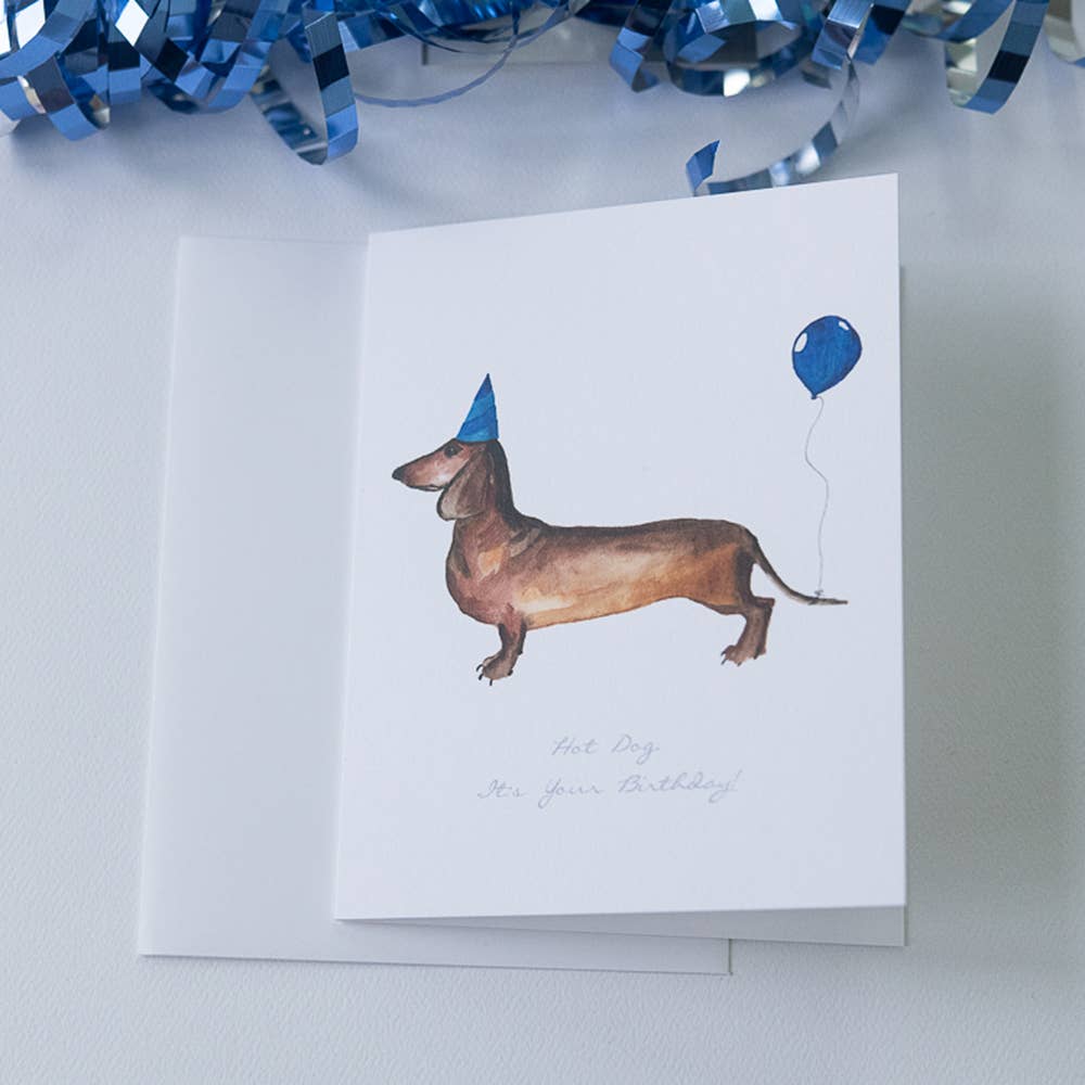 Dachshund Birthday Card