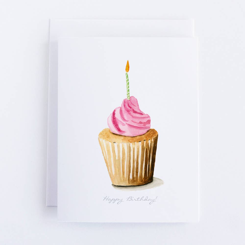 Cupcake Birthday Card