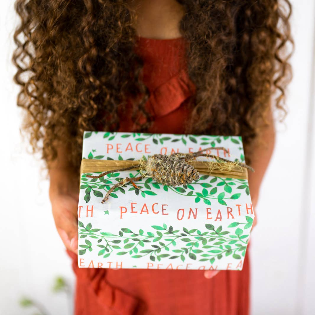 Peace on Earth • Double-sided Eco Holiday Gift Wrap