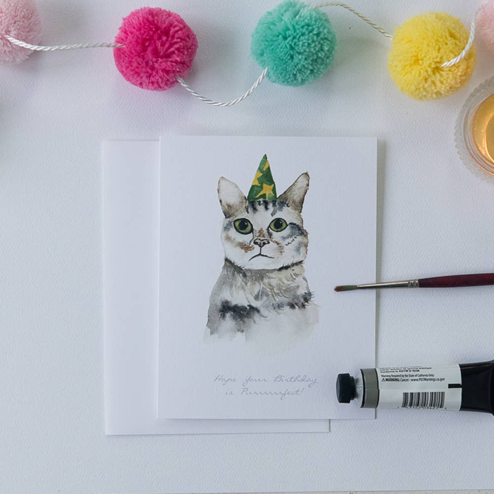 Cat Birthday Card