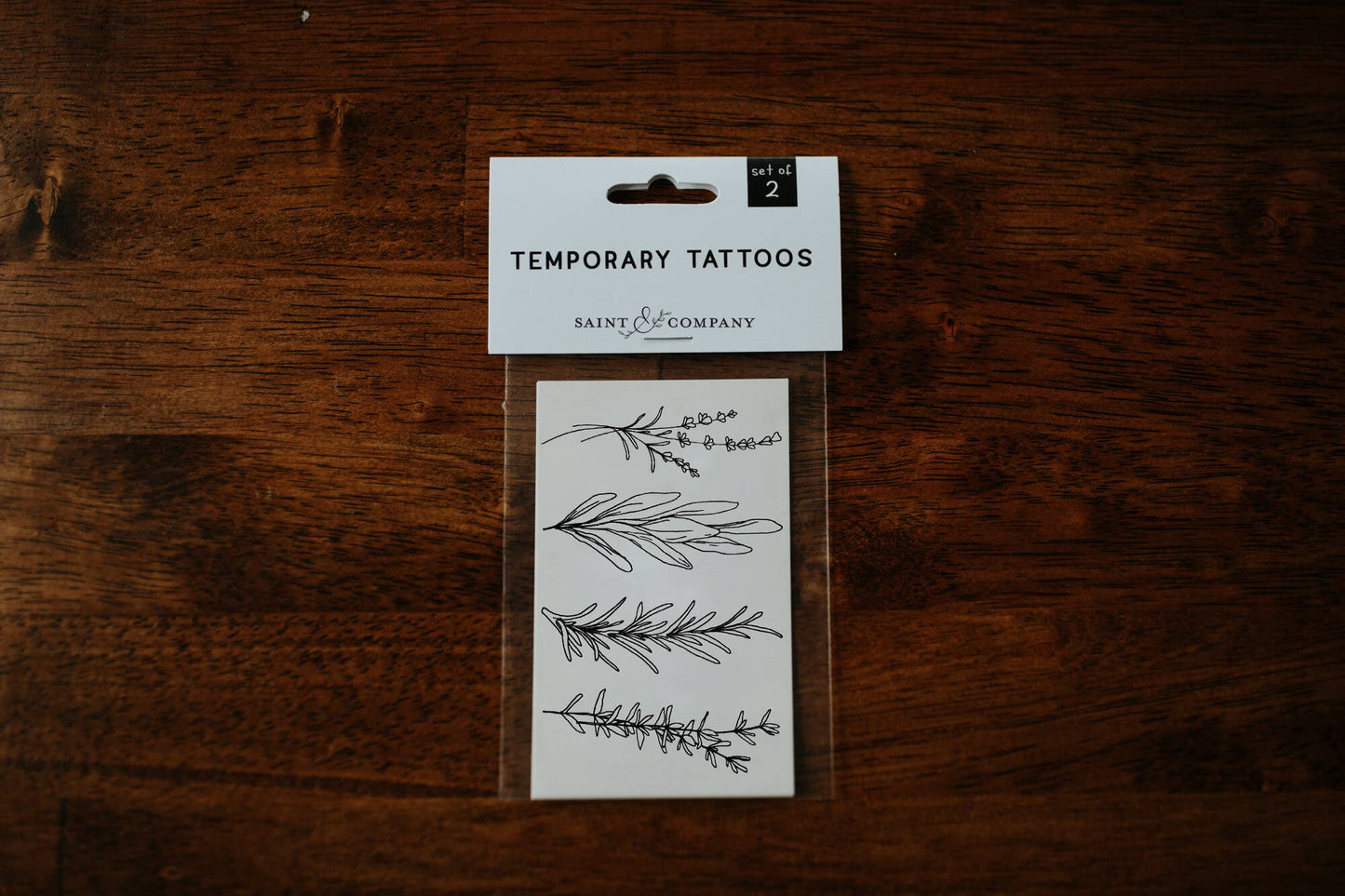 Herbs Temporary Tattoos