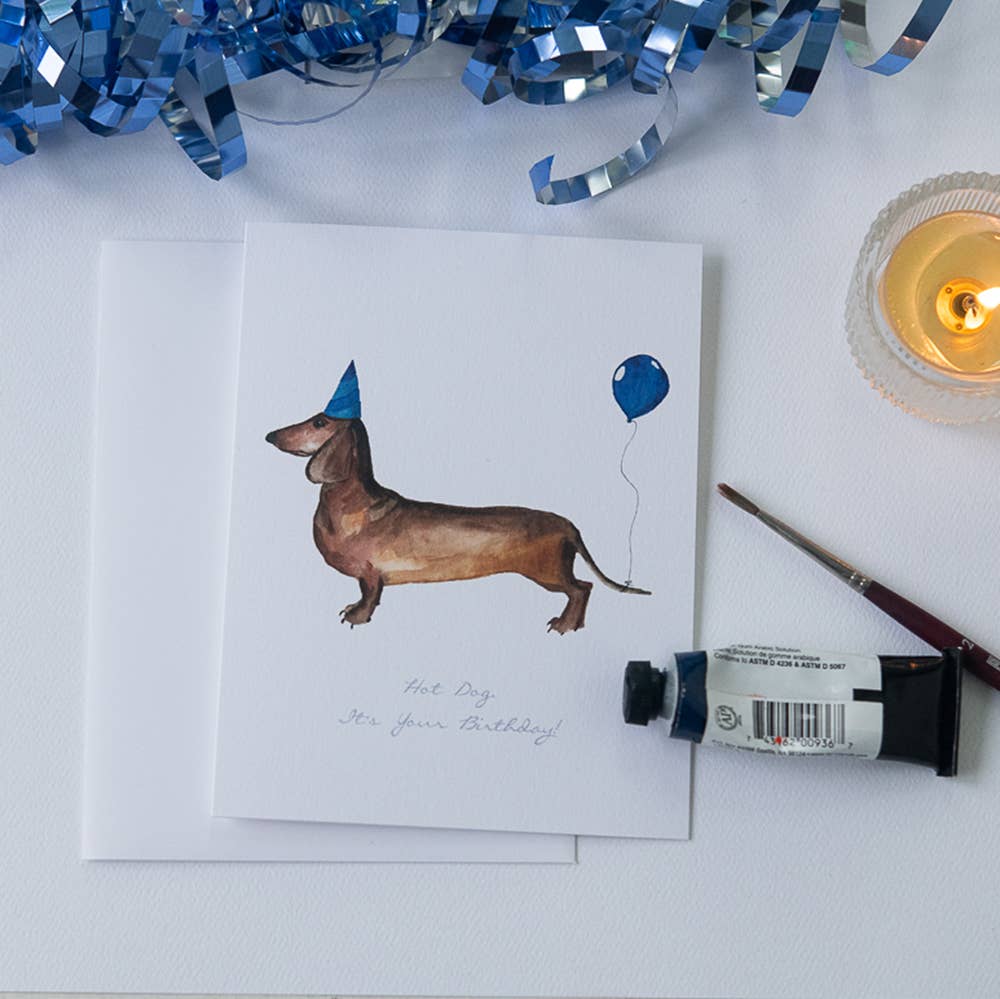 Dachshund Birthday Card