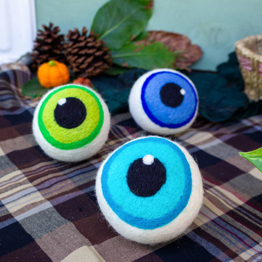 Eerie Eyeballs Dryer Balls