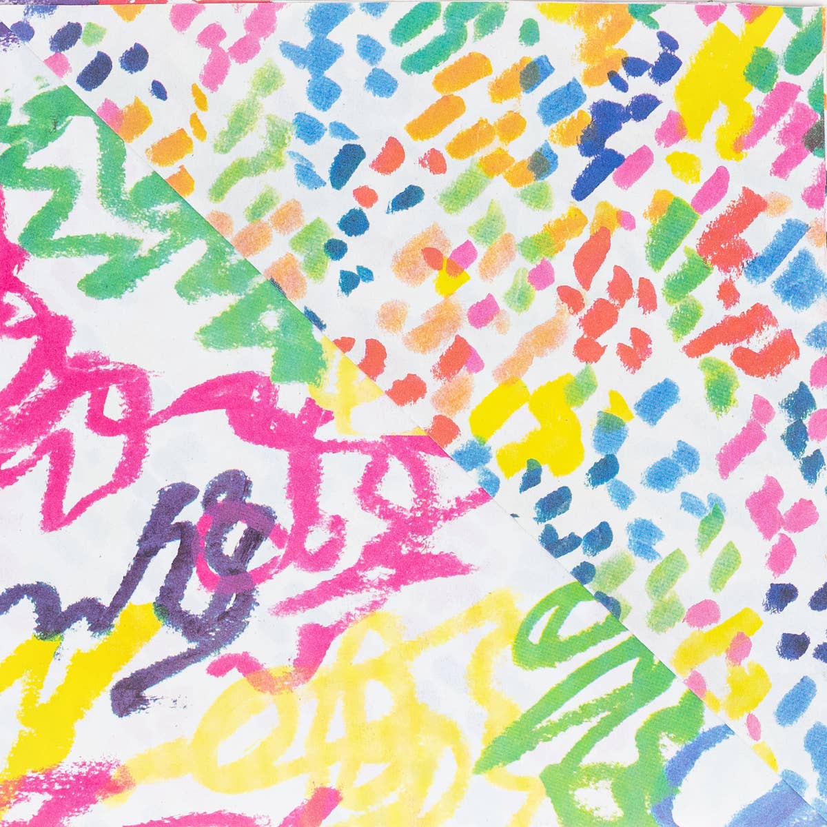 Funfetti/ Squiggles Party • Double-Sided Eco Wrapping Paper