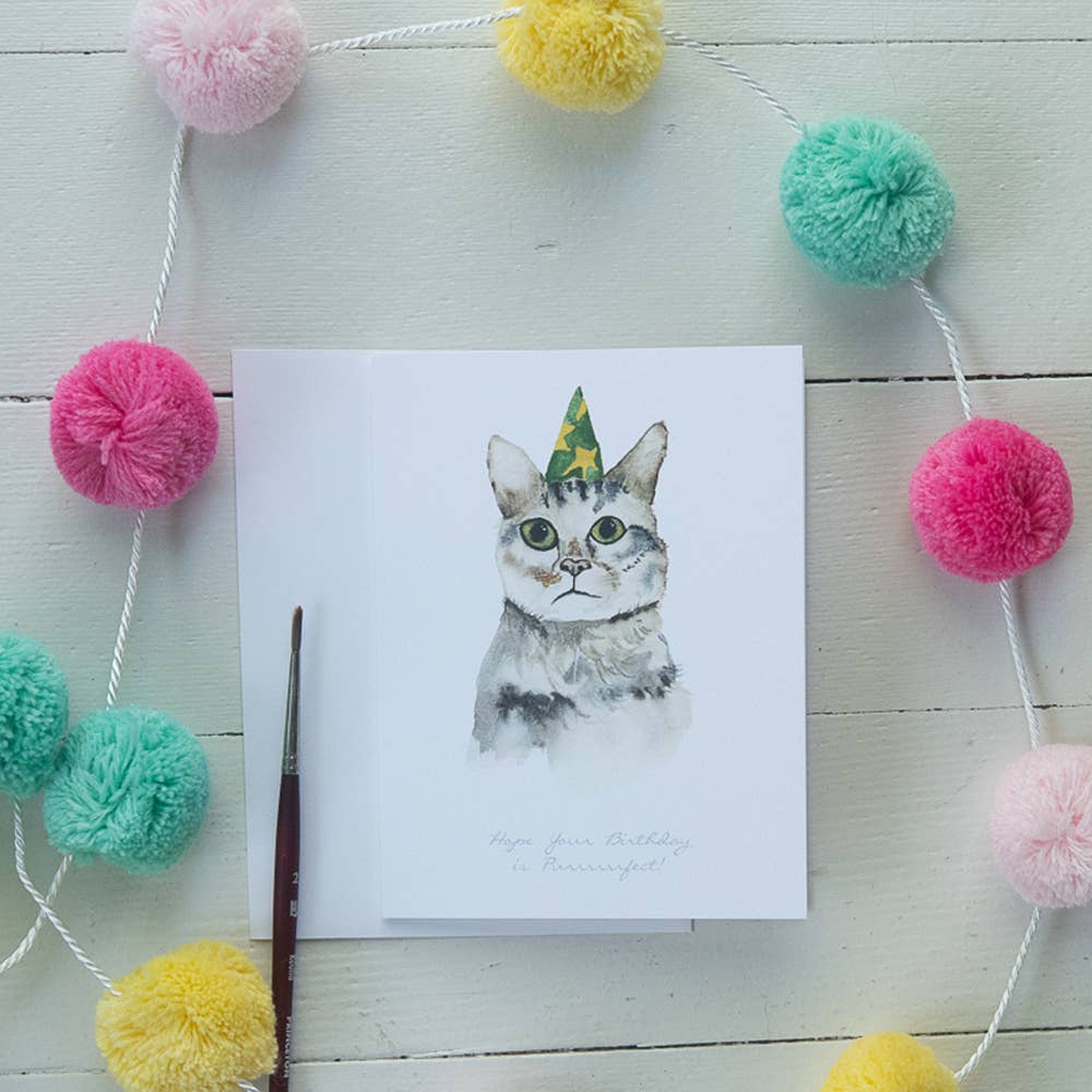 Cat Birthday Card