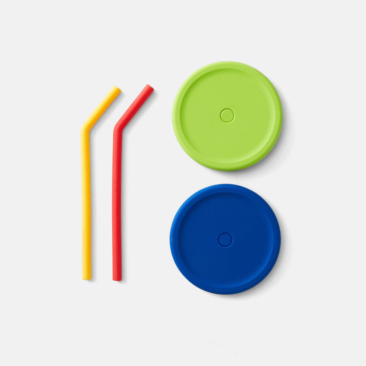 Silicone Straw and Lid Set