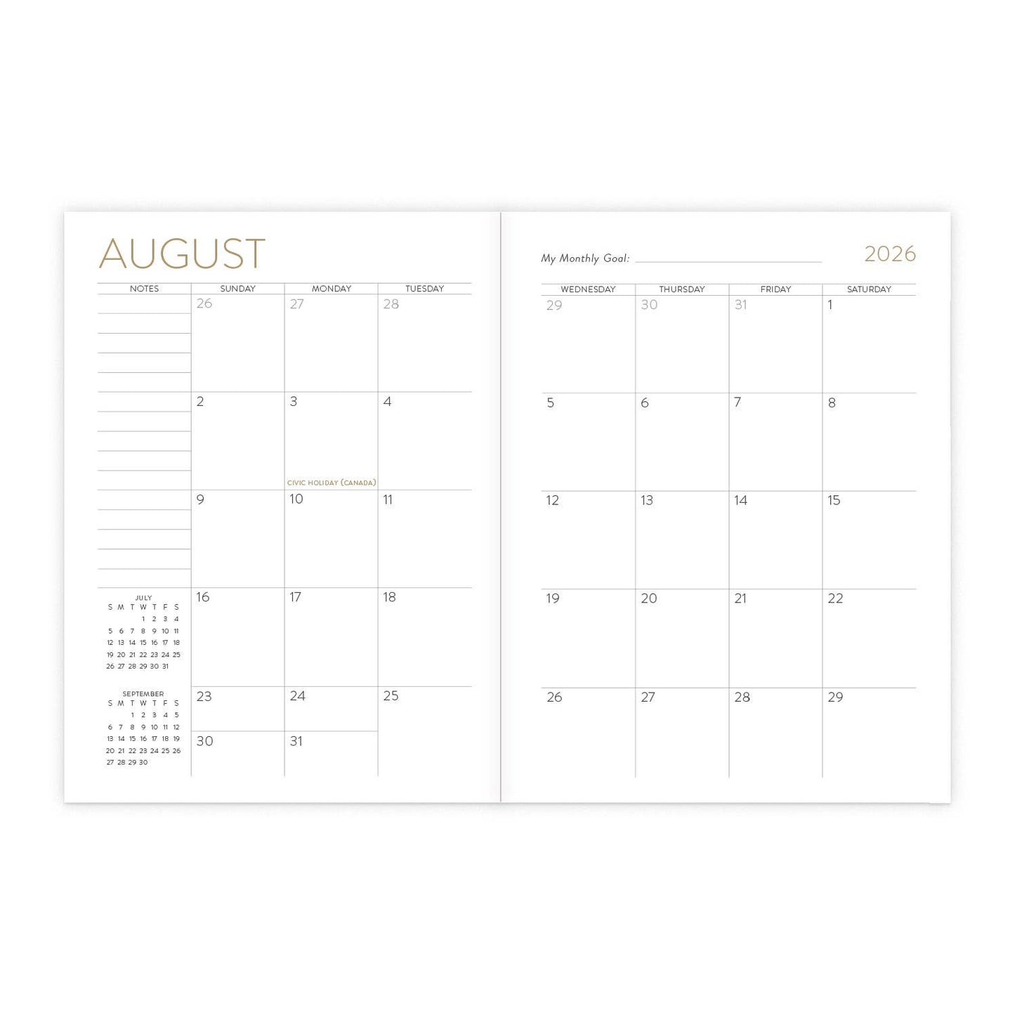 2026 - 2027 Menagerie -  Seedlings On the Go Planner