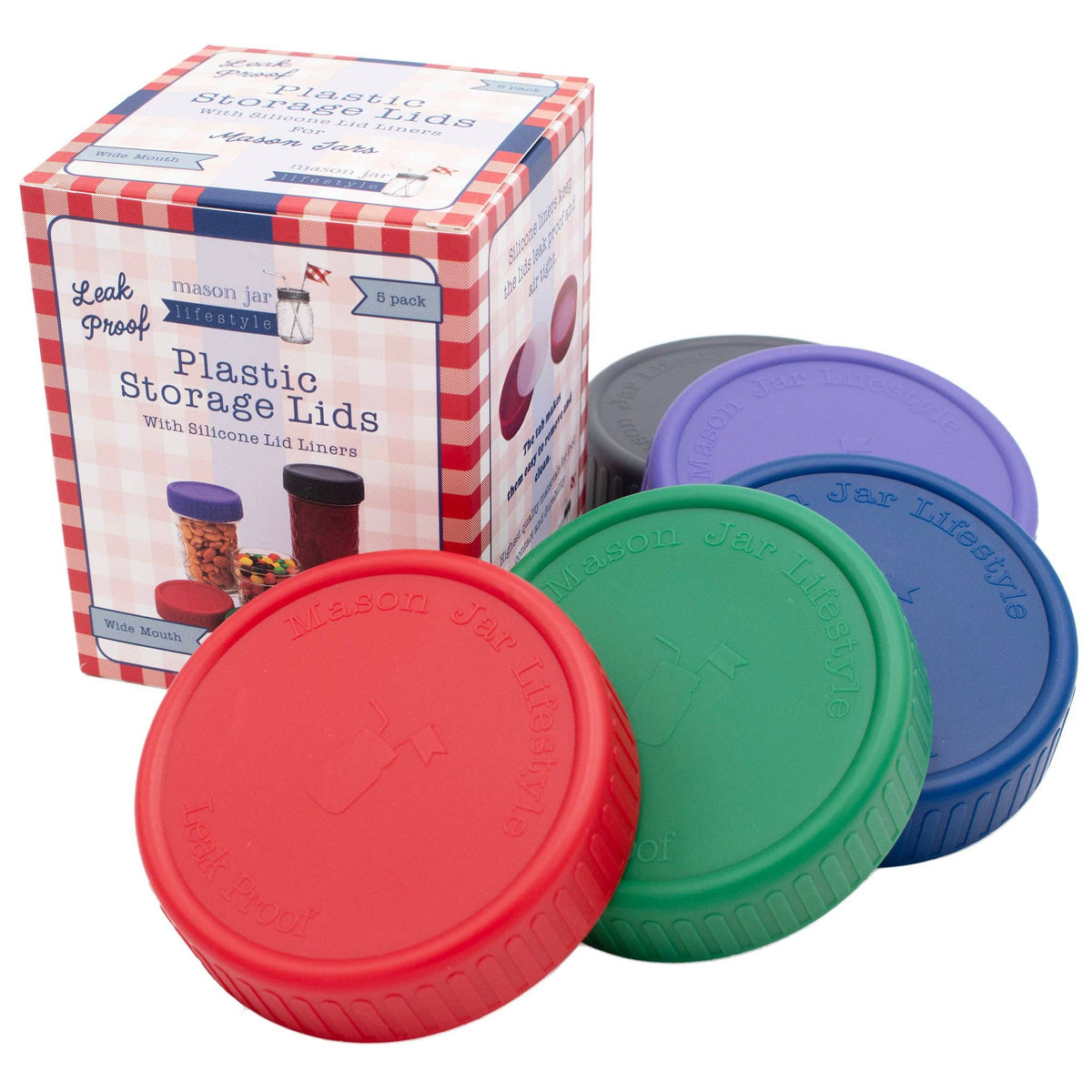 Mason Jar Plastic Storage Lids