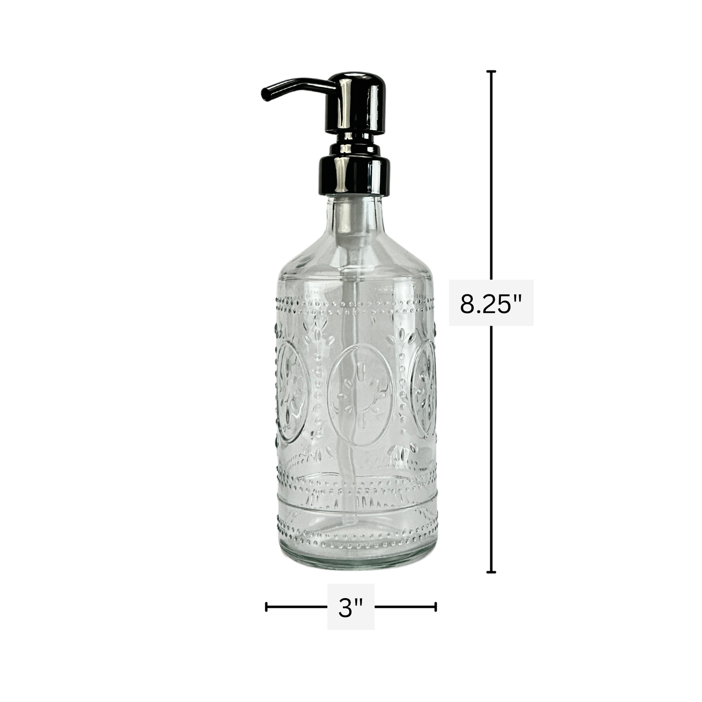 Tuscany Glass Soap Dispenser