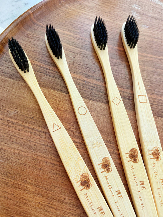 Bamboo Charcoal Toothbrush | Compostable