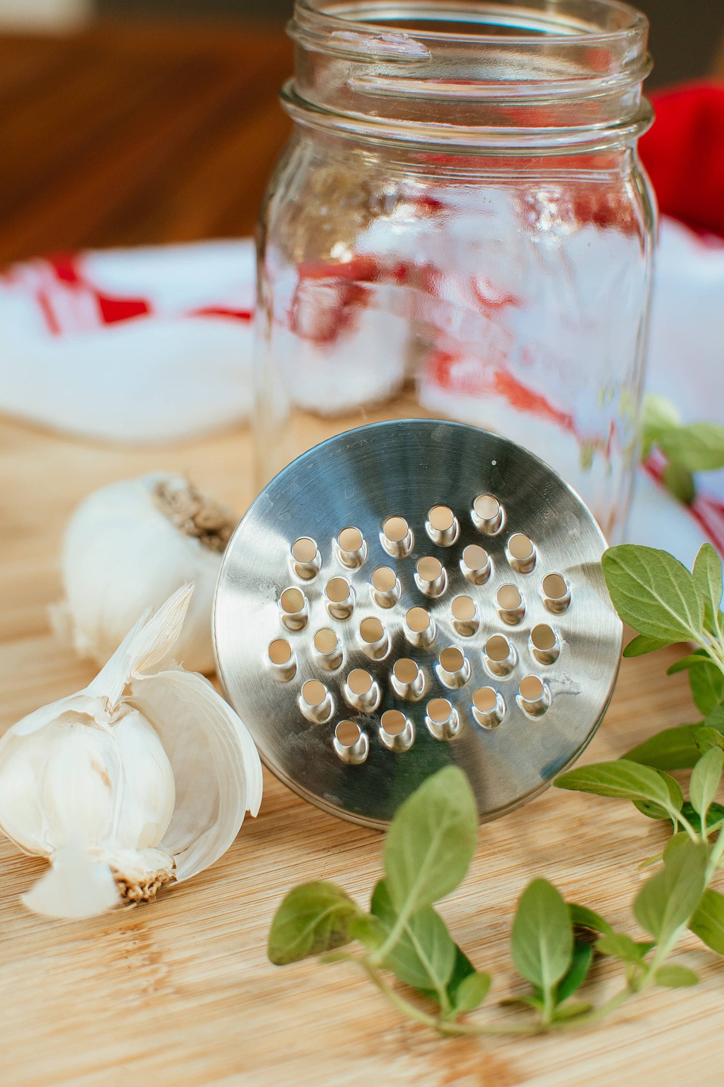 Mason Jar Grater Lid