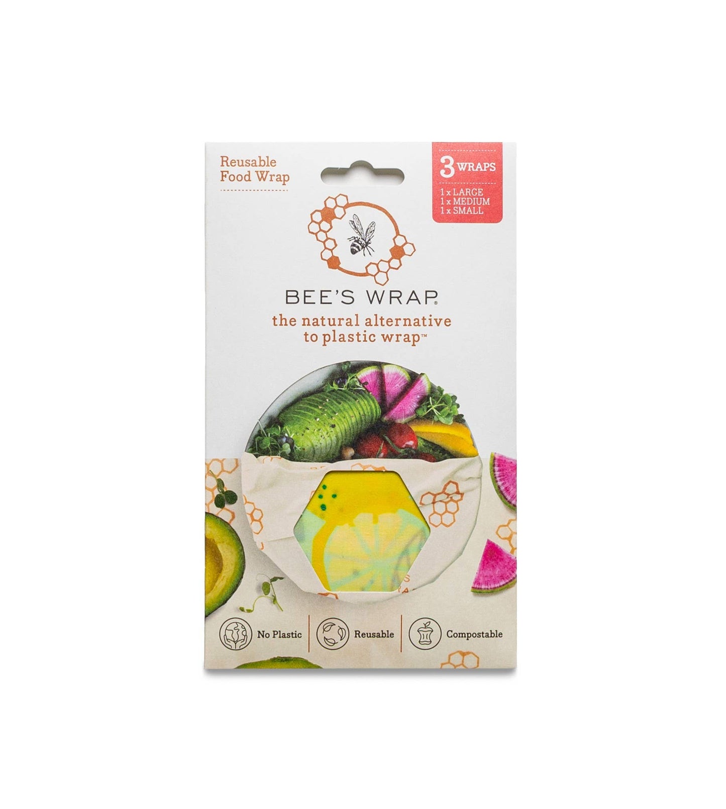 Bees Wrap Reusable Beeswax Food Wraps