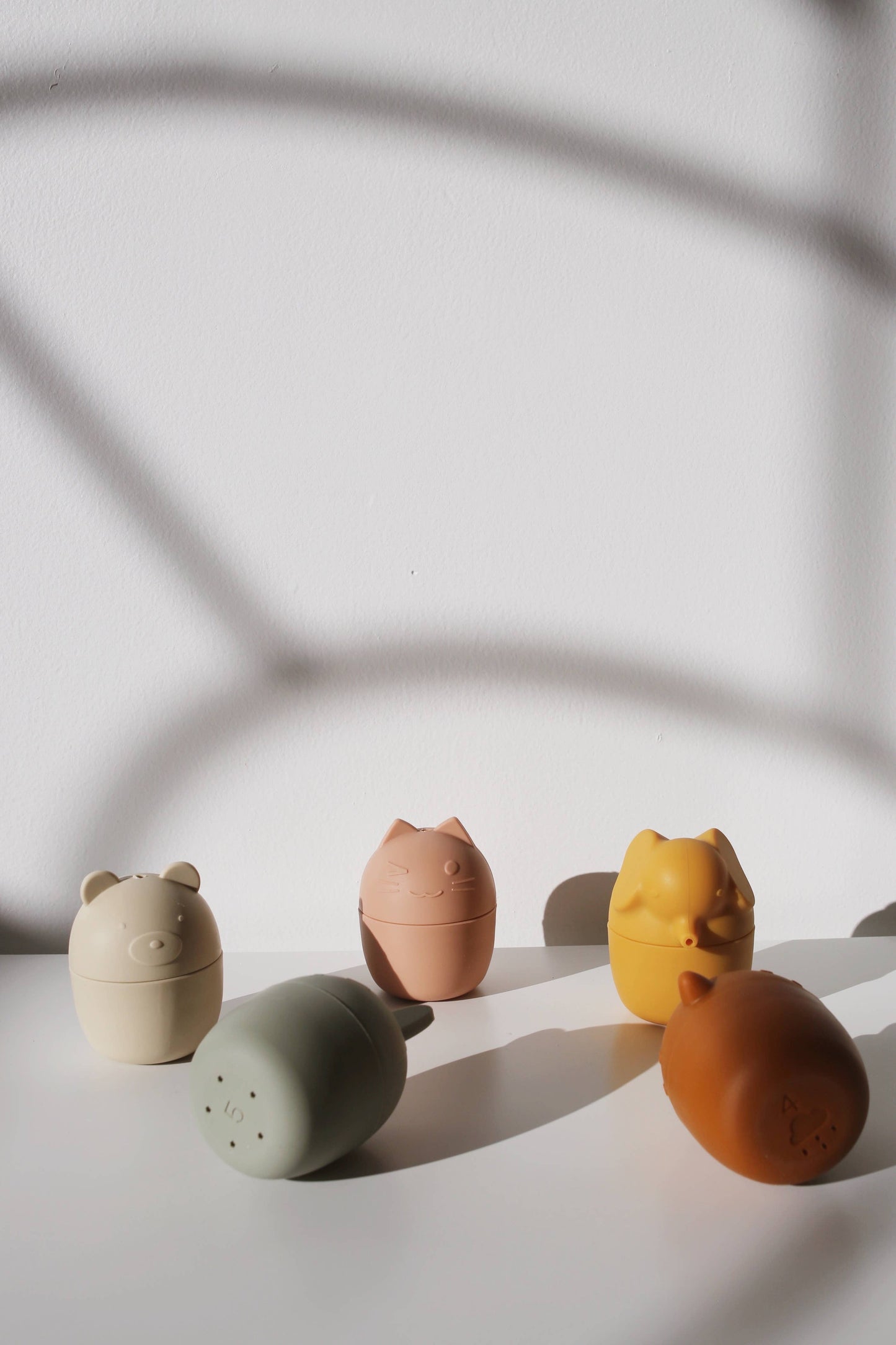 Animal  Silicone Bath Toy Set 