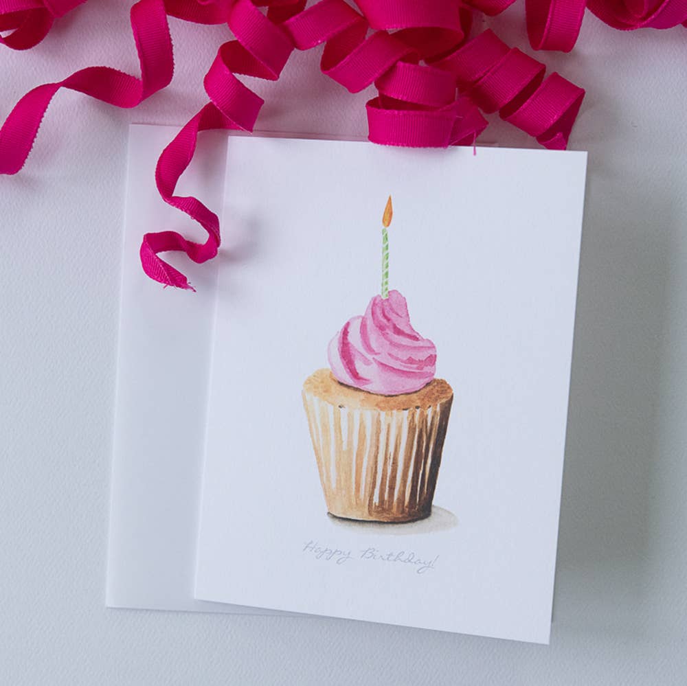 Cupcake Birthday Card