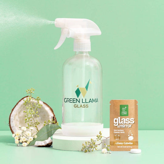 Eco-Friendly Refillable Window and Glass Cleaning Kit