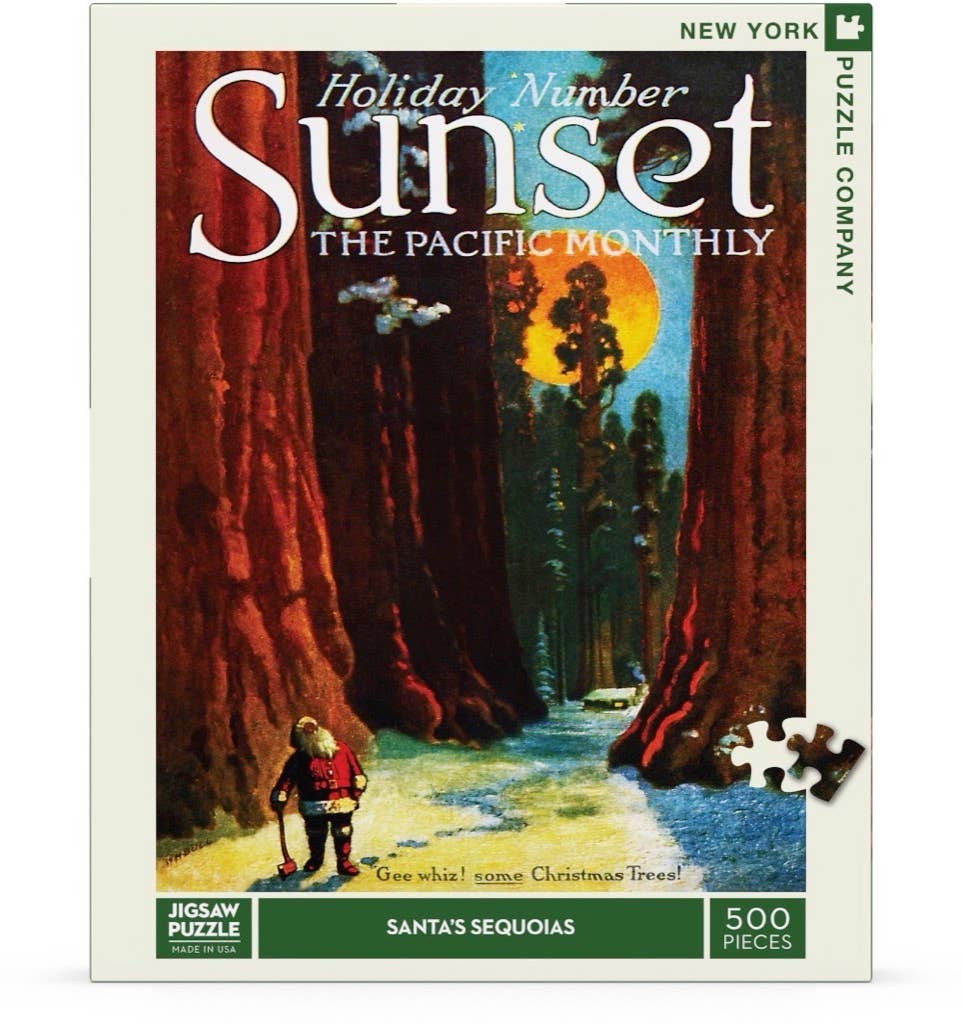 Santa's Sequoias - 500 Piece Jigsaw Puzzle