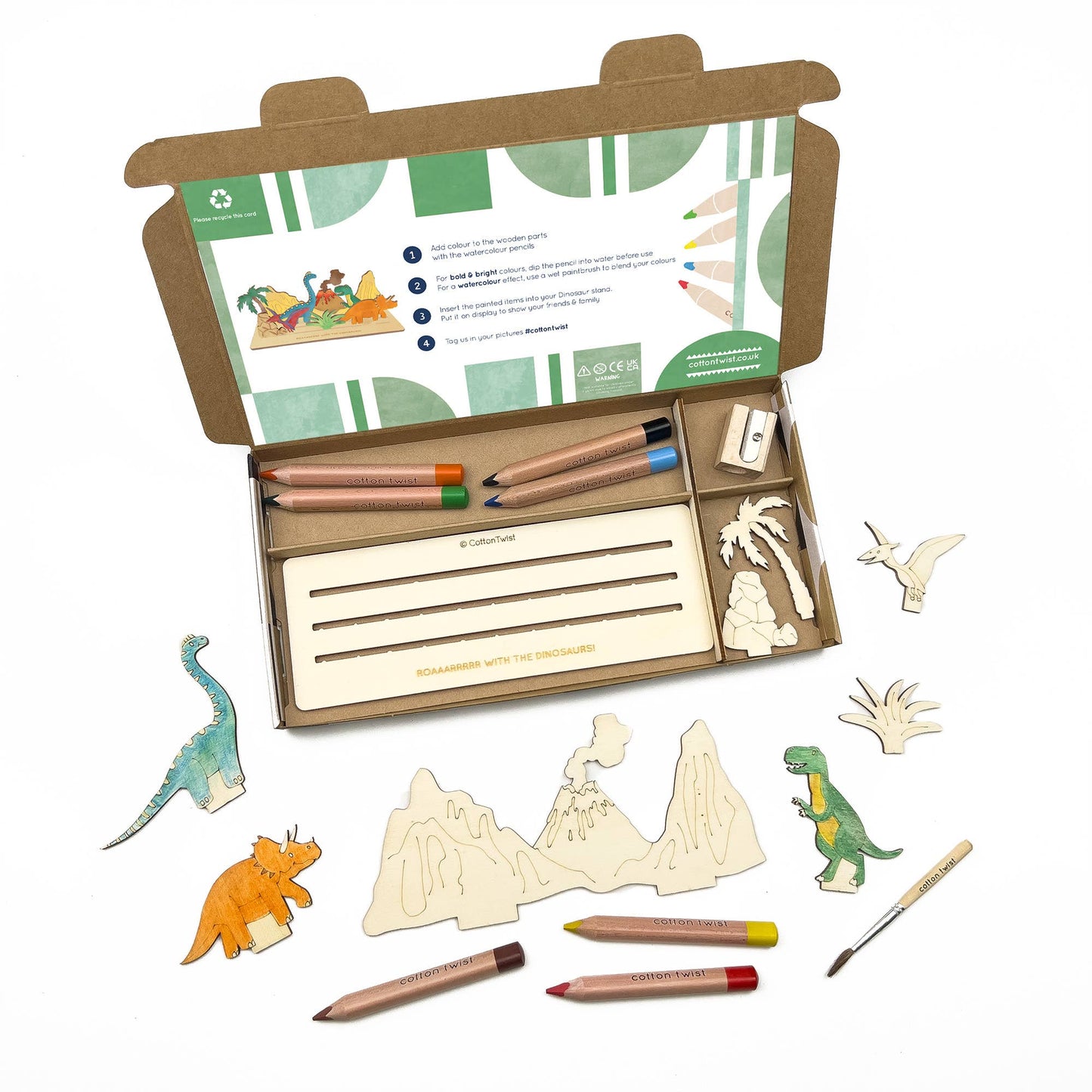 Create Your Own Dinosaur Scene - DIY Craft Kit for Kids