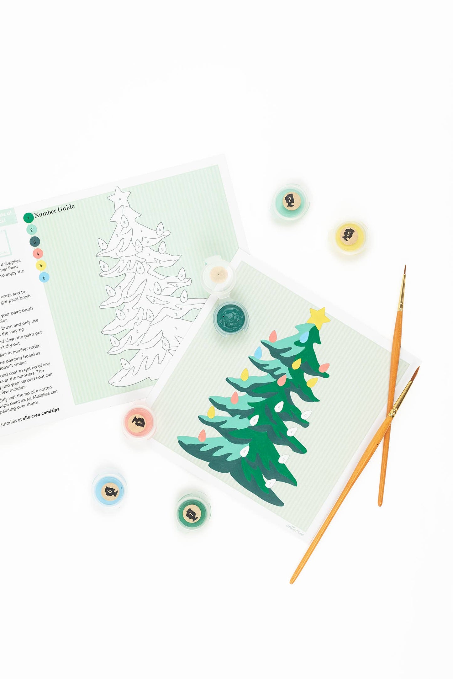 Christmas Tree MINI Paint-by-Number Kit