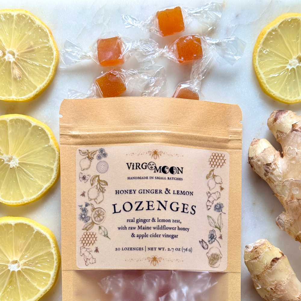 Honey Ginger & Lemon Lozenges - Bright & Soothing Warmth