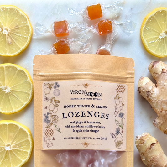 Honey Ginger & Lemon Lozenges - Bright & Soothing Warmth