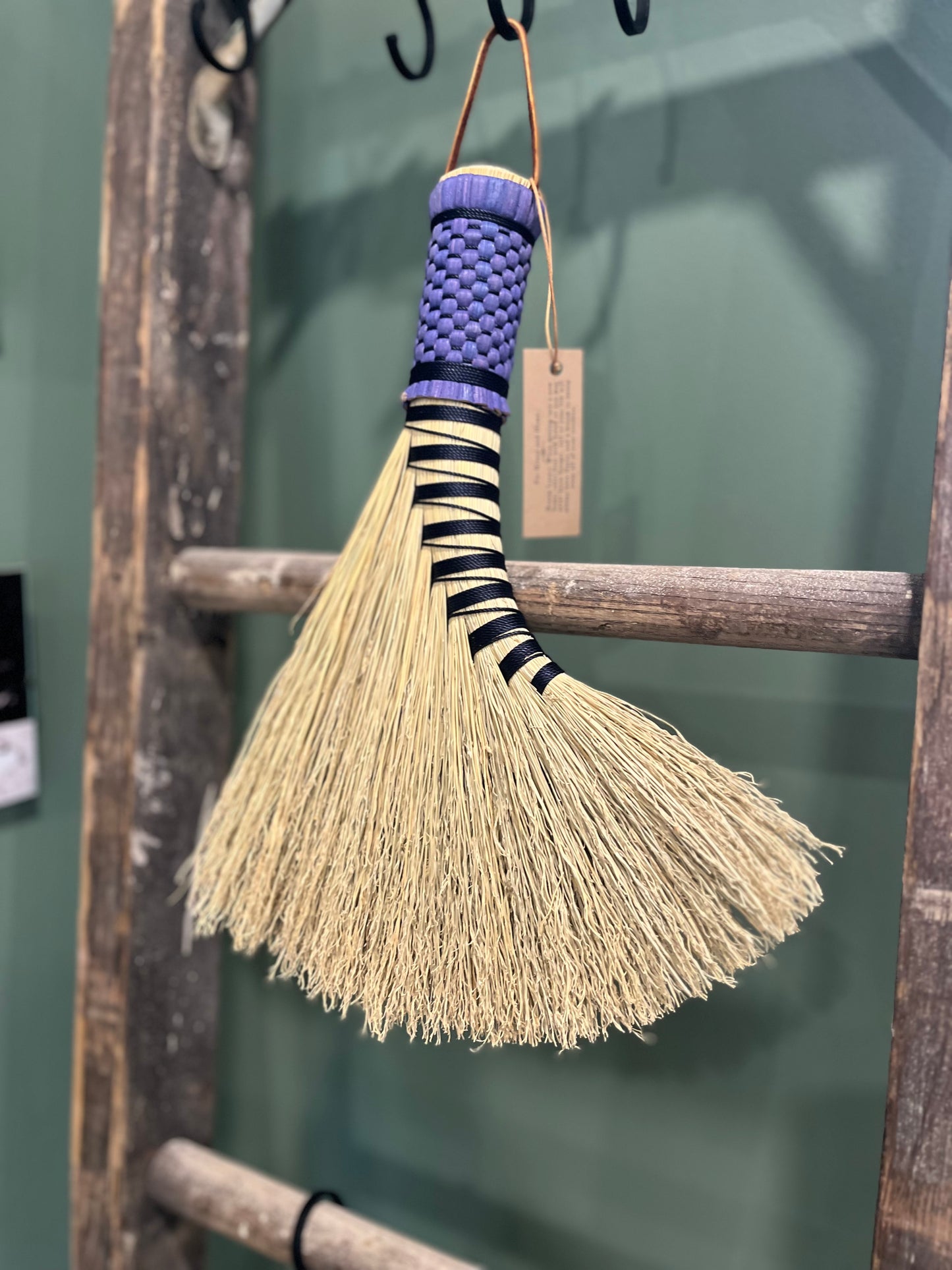 Handled Turkey Wing Whisks | Amuck Broom Co.