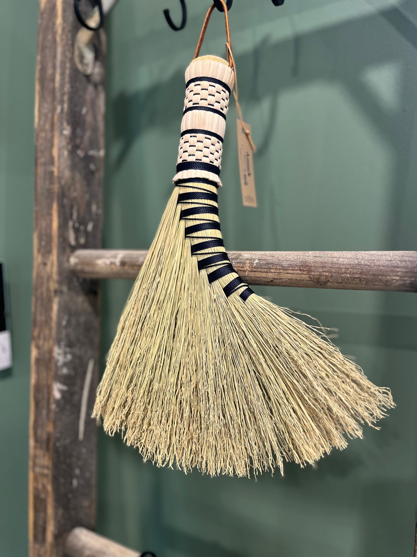 Handled Turkey Wing Whisks | Amuck Broom Co.