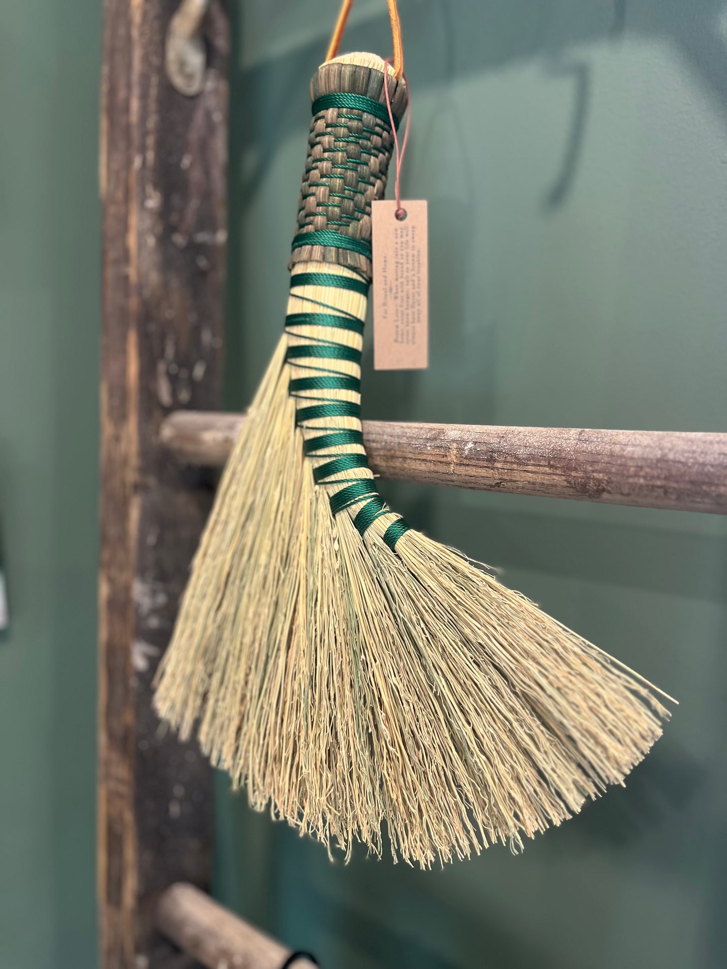 Handled Turkey Wing Whisks | Amuck Broom Co.