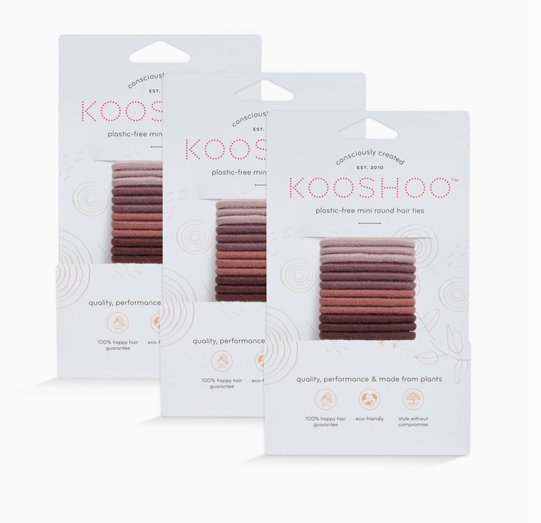 Mini Plastic Free Hair Ties | Kooshoo