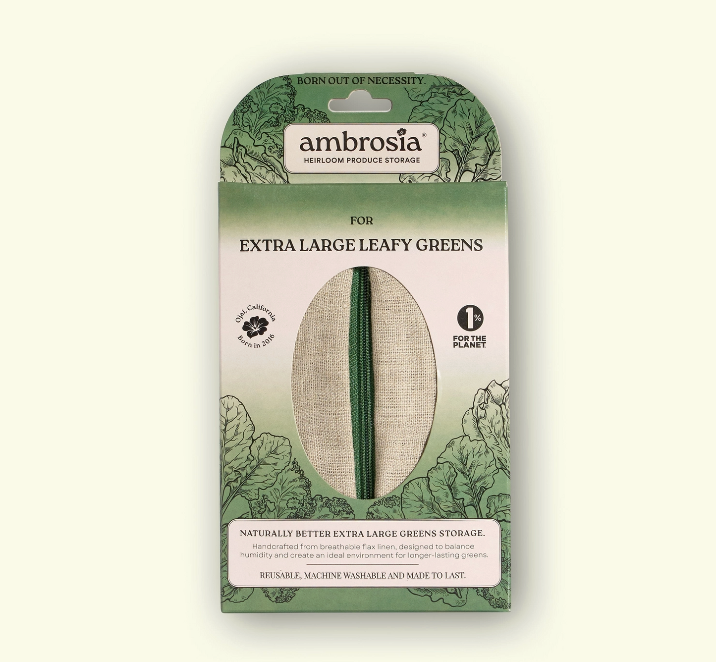 Ambrosia Linen Refrigerator Bags